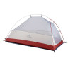 Палатка NATUREHIKE СLOUD UP 1 NH18T010-T одноместная с ковриком серо-красная 6927595730522