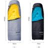 Спальный мешок NATUREHIKE CICADA WING CW700 CNK2450WS048 утиный пух черный L 6927595788134